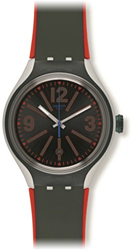 Swatch Herren Analog Quarz Uhr mit Silikon Armband YES4006 von Swatch