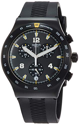 Swatch Herren Chronograph Quarz Uhr mit Gummi Armband YVB405 von Swatch