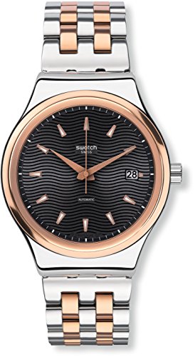 Swatch Herren Digital Quarz Uhr mit Edelstahl Armband YIS405G von Swatch