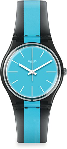 Swatch Herren Digital Quarz Uhr mit Plastik Armband GM186 von Swatch