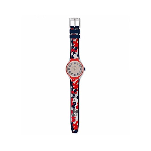 Swatch Herren Digital Quarz Uhr mit Silikon Armband YES1000 von Swatch