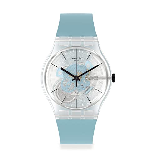 Swatch New Gent Bio SO29K105 BLUE DAZE Uhr, Gurt von Swatch