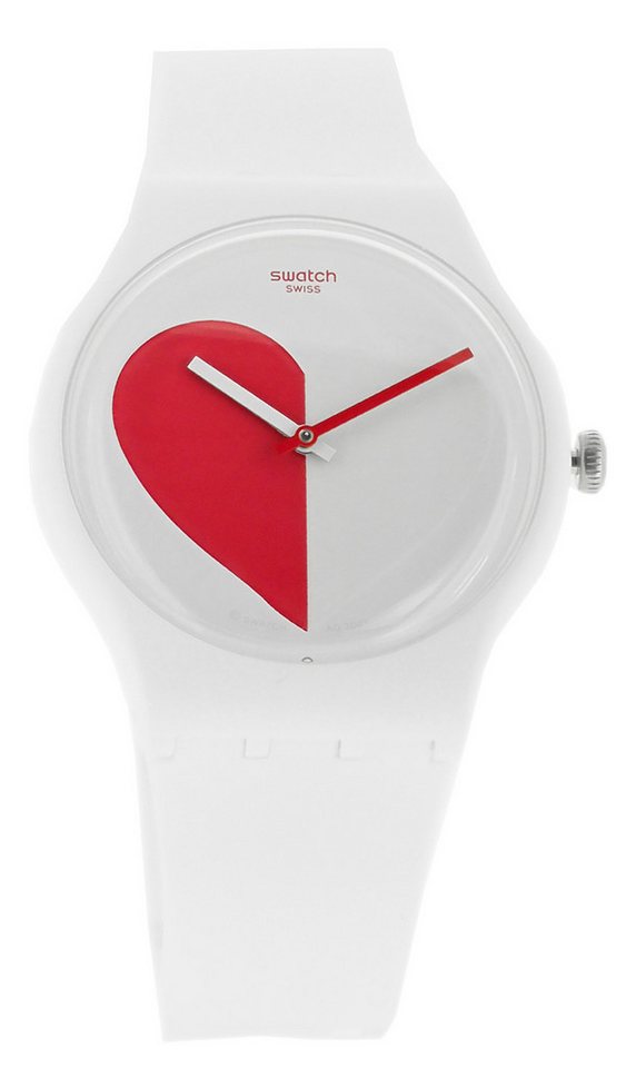 Swatch Quarzuhr SO29Z113 HALF <3 RED von Swatch