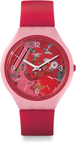 Swatch Damen Digital Quarz Uhr mit Silikon Armband SVOP100 von Swatch