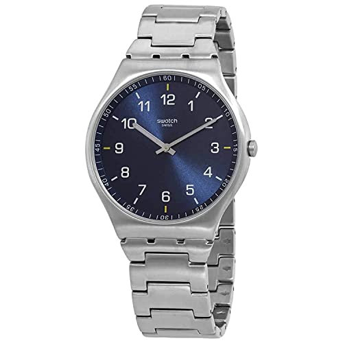 Swatch Unisex Analoger Quarz Uhr mit Edelstahl Armband SS07S106G von Swatch