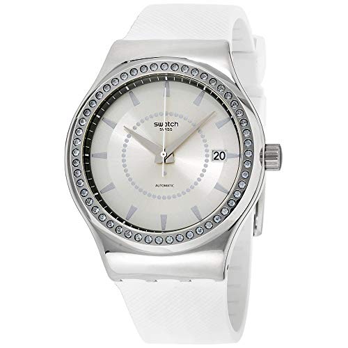 Swatch Unisex Erwachsene Analog Automatik Uhr mit Gummi Armband YIS406 von Swatch