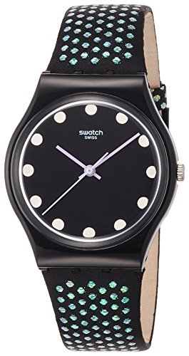 Swatch Unisex-Erwachsene Analog Quarz Uhr mit Silikon Armband GB293 von Swatch