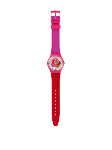 Swatch Unisex-Erwachsene Analog Quarz Uhr mit Silikon Armband GZ299 von Swatch