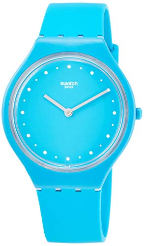 Swatch Unisex Erwachsene Analog Quarz Uhr mit Silikon Armband SVOL100 von Swatch