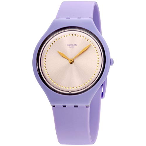 Swatch Unisex Erwachsene Analog Quarz Uhr mit Silikon Armband SVOV100 von Swatch