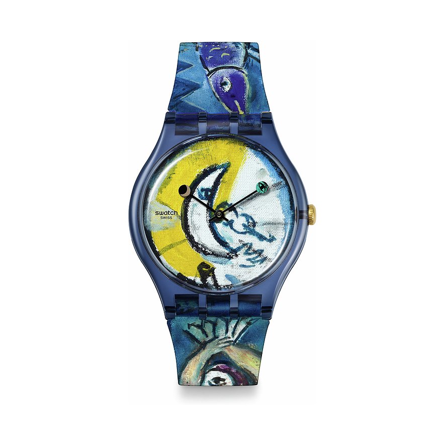 Swatch Unisexuhr 2403 SWATCH X TATE GALLERY SUOZ365 Kunststoff von Swatch