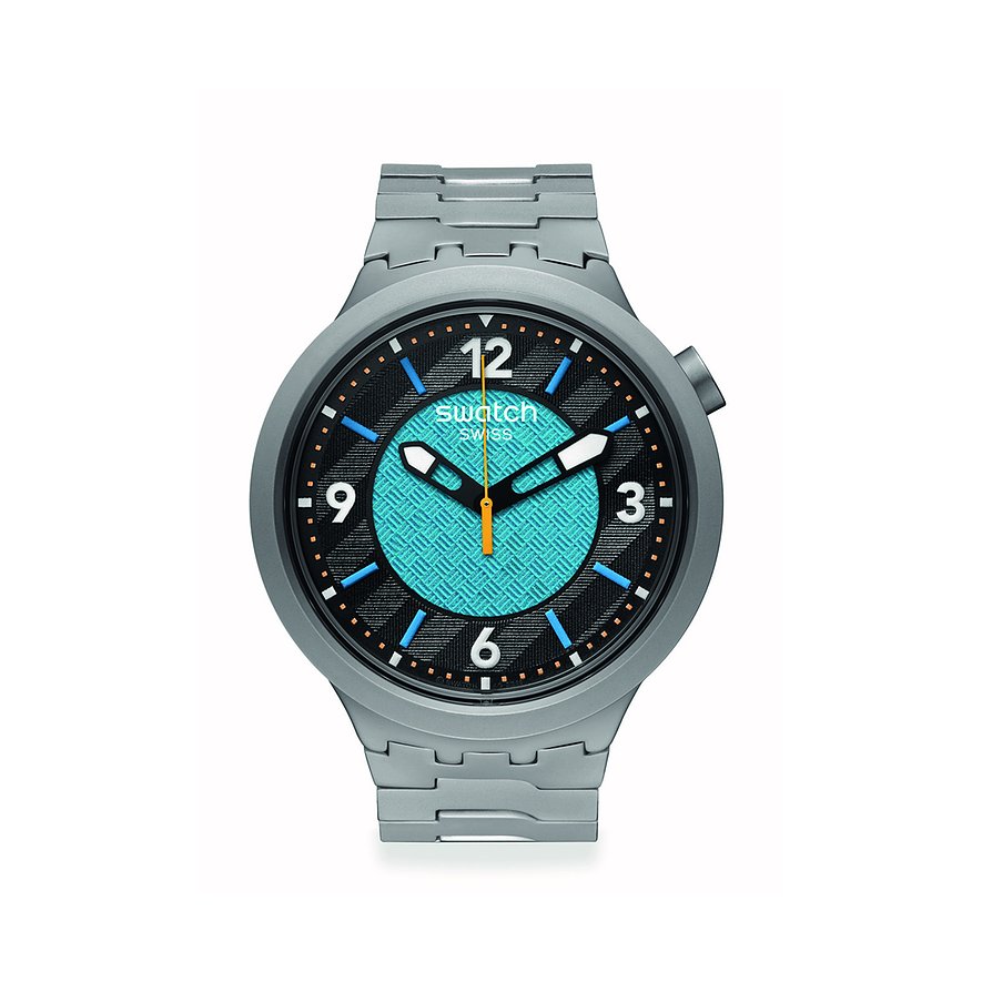 Swatch Unisexuhr SS2024 SB07S116G Edelstahl von Swatch