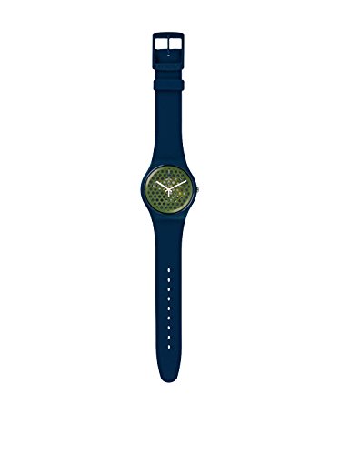 Swatch Herren Analog Quarz Uhr mit Silikon Armband SUON113 von Swatch