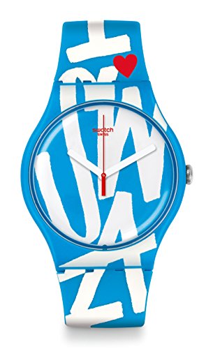 Watch Swatch New Gent SUOS103 WHITE IN BLUE von Swatch