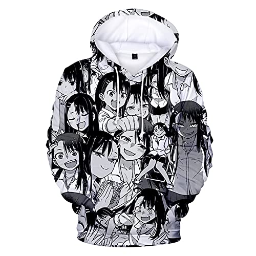 Nagatoro Hoodie Damen,Dont Toy with Me Miss Nagatoro Manga Pullover Unisex Hoodies Damen Langarm Sweatshirt,Anime Cosplay Hoodie 3D Nagatoro Hoodie Damen,Dont Toy with Me Miss Nagatoro Manga Pullover Unisex Hoodies Damen Langarm Sweatshirt,Anime Cosplay Hoodie 3D von Swdan