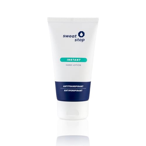 SweatStop INSTANT Antitranspirant Hand Lotion 50ml bei Handschweiß & Schweißbildung - trocknet feuchte Hände sofort von Sweat Stop