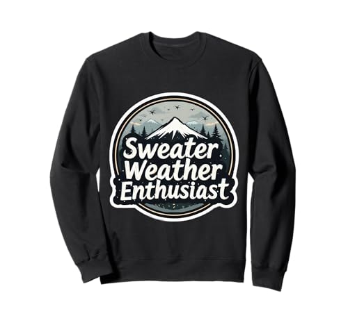 Pullover Wetter Enthusiast Herren Herbst Liebhaber Herbst Lustig Sweatshirt von Sweater Weather Enthusiast Mens Autumn Products
