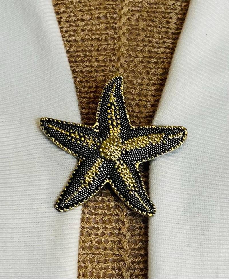 Pullover Clips Seestern Clip Silber Gold Cardigan Spange Kleid Kimono Stern Fisch Schmuck Geburtstag Geschenk Für Sie Von Fabulici von SweaterClipsGalore