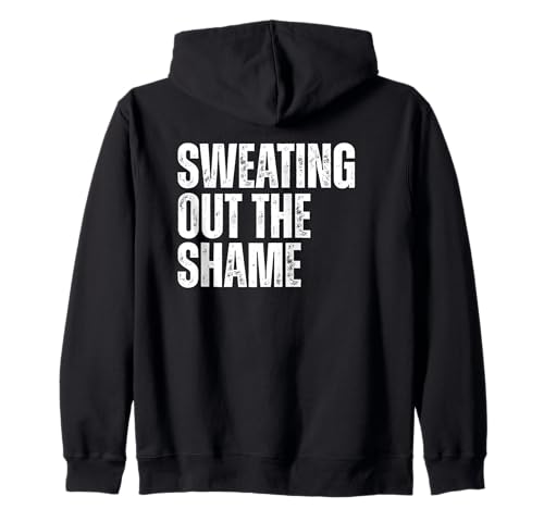 Sweating Out The Shame Damen Workout Bekleidung Gym Somatic Kapuzenjacke von Sweating Out the Shame Women’s Workout Apparel
