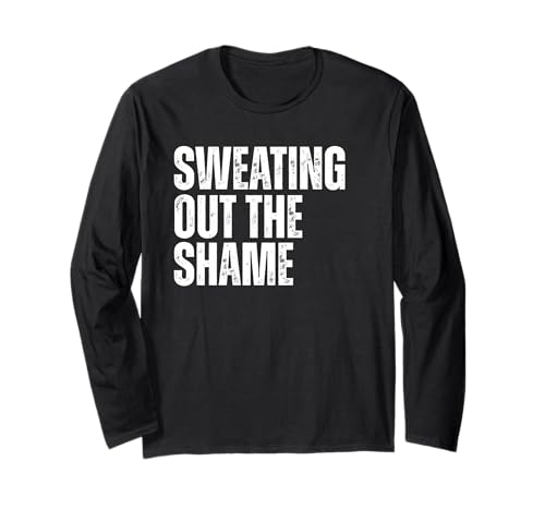 Sweating Out The Shame Damen Workout Bekleidung Gym Somatic Langarmshirt von Sweating Out the Shame Women’s Workout Apparel