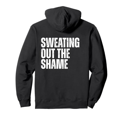 Sweating Out The Shame Damen Workout Bekleidung Gym Somatic Pullover Hoodie von Sweating Out the Shame Women’s Workout Apparel