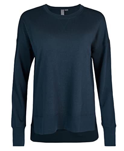 Sweaty Betty Damen After Class Longline Sweatshir Sweatshirt, Marineblau, L von Sweaty Betty