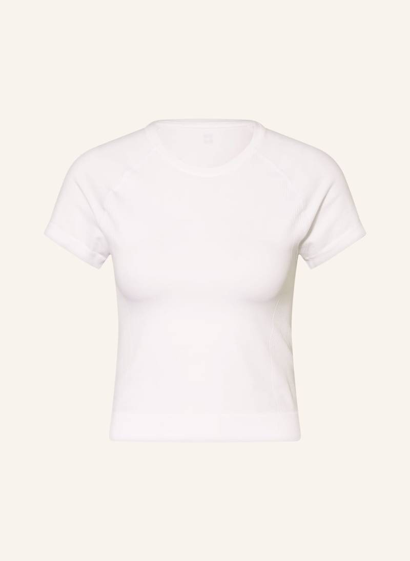 Sweaty Betty Laufshirt Athlete Crop weiss von Sweaty Betty