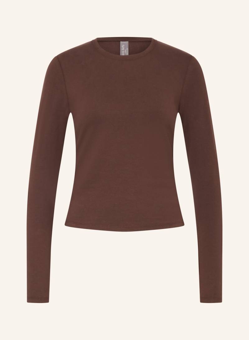 Sweaty Betty Longsleeve Essential Sculpt braun von Sweaty Betty