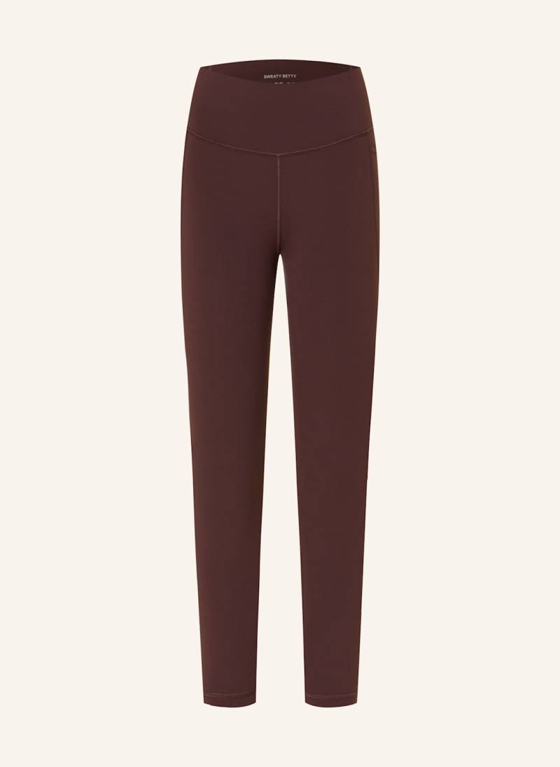 Sweaty Betty Tights Ultimate Studio braun von Sweaty Betty