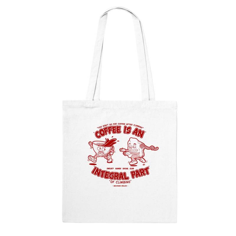Coffee Is An Integral Part Of Climbing - Classic Bag von SweatyHandsSocial