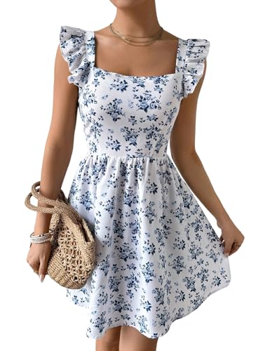 SweatyRocks Boho Kleid Damen Hochzeitskleid Blumenkleid Sommer Strandkleid A Linie Minikleid Sommerkleid Hochzeitsgast Rückenfreie Kleider Sommer Outfits Weiß XS SweatyRocks Boho Kleid Damen Hochzeitskleid Blumenkleid Sommer Strandkleid A Linie Minikleid Sommerkleid Hochzeitsgast Rückenfreie Kleider Sommer Outfits Weiß XS von SweatyRocks