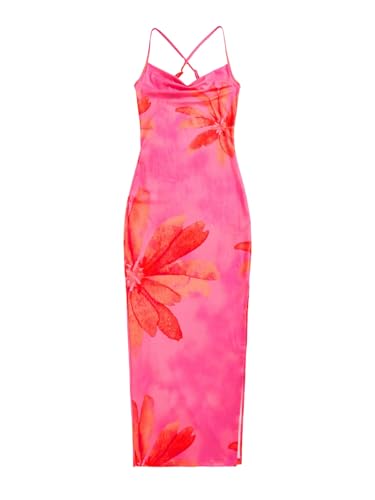 SweatyRocks Sommerkleid Damen Lang Boho Kleid Mit Schlitz Blumenkleid Spaghettiträger Kleid Maxikleid Hochzeitsgast Trägerkleid Mit Blumen Heißes Pink M SweatyRocks Sommerkleid Damen Lang Boho Kleid Mit Schlitz Blumenkleid Spaghettiträger Kleid Maxikleid Hochzeitsgast Trägerkleid Mit Blumen Heißes Pink M von SweatyRocks