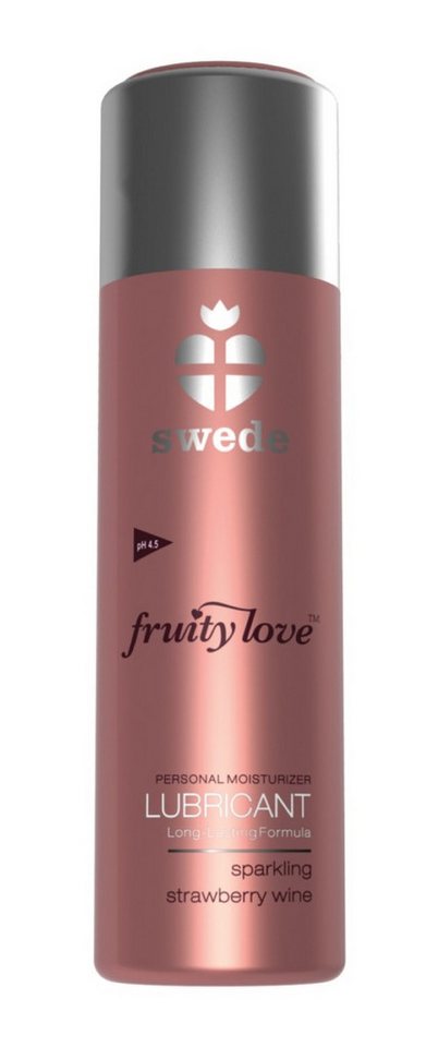 Swede Gleitgel 100 ml - Fruity Love Lubricant Sparkling Strawberry Wine 100 ml von Swede