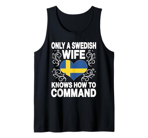 Lustiger schwedischer Ehefrau Spruch Schweden Frauen Humor Tank Top Lustiger schwedischer Ehefrau Spruch Schweden Frauen Humor Tank Top von Swedish Flag Designs Sweden Proud Viking Roots