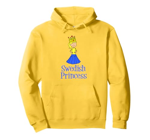 Schwedische Prinzessin Süßes Mädchen Schweden Skandinavisches Märchen Pullover Hoodie Schwedische Prinzessin Süßes Mädchen Schweden Skandinavisches Märchen Pullover Hoodie von Swedish Girl Heritage Cute Princess Design