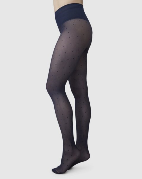 Swedish Stockings 40den Black - Strumpfhose - Doris Dots von Swedish Stockings