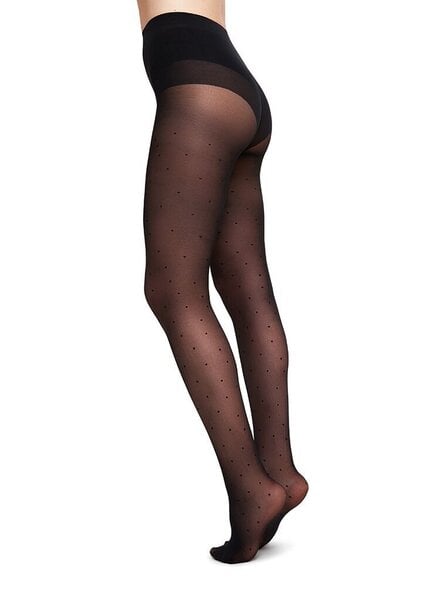Swedish Stockings 40den Black - Strumpfhose - Doris Dots von Swedish Stockings