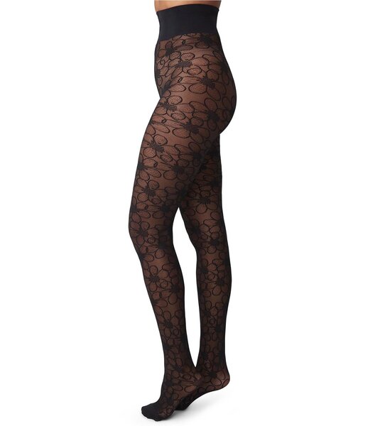 Swedish Stockings Spitzenstrumpfhose Maja Flower 30 den von Swedish Stockings