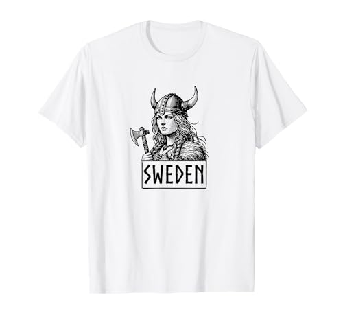Schwedische Frauen Schweden Wikinger schwedische Mädchen Skandinavien T-Shirt Schwedische Frauen Schweden Wikinger schwedische Mädchen Skandinavien T-Shirt von Swedish Women Sweden Viking Tee