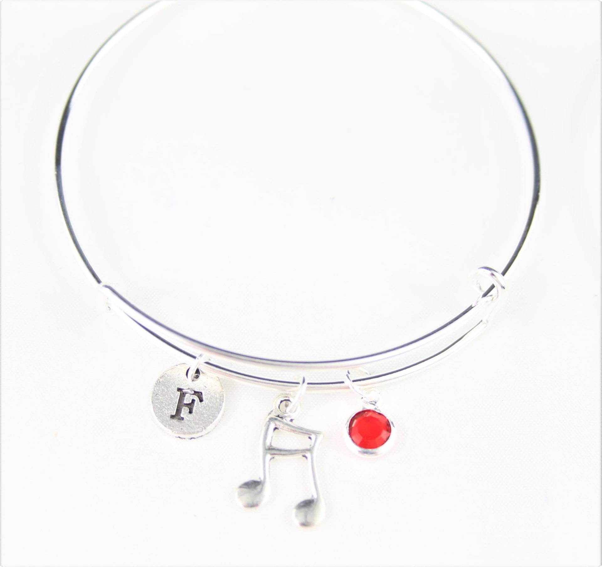 Musik Note Bettelarmband Personalisierte Initiale, Musiker Schmuck Musik Note Bettelarmband Personalisierte Initiale, Musiker Schmuck von SwedishBeautyDesign