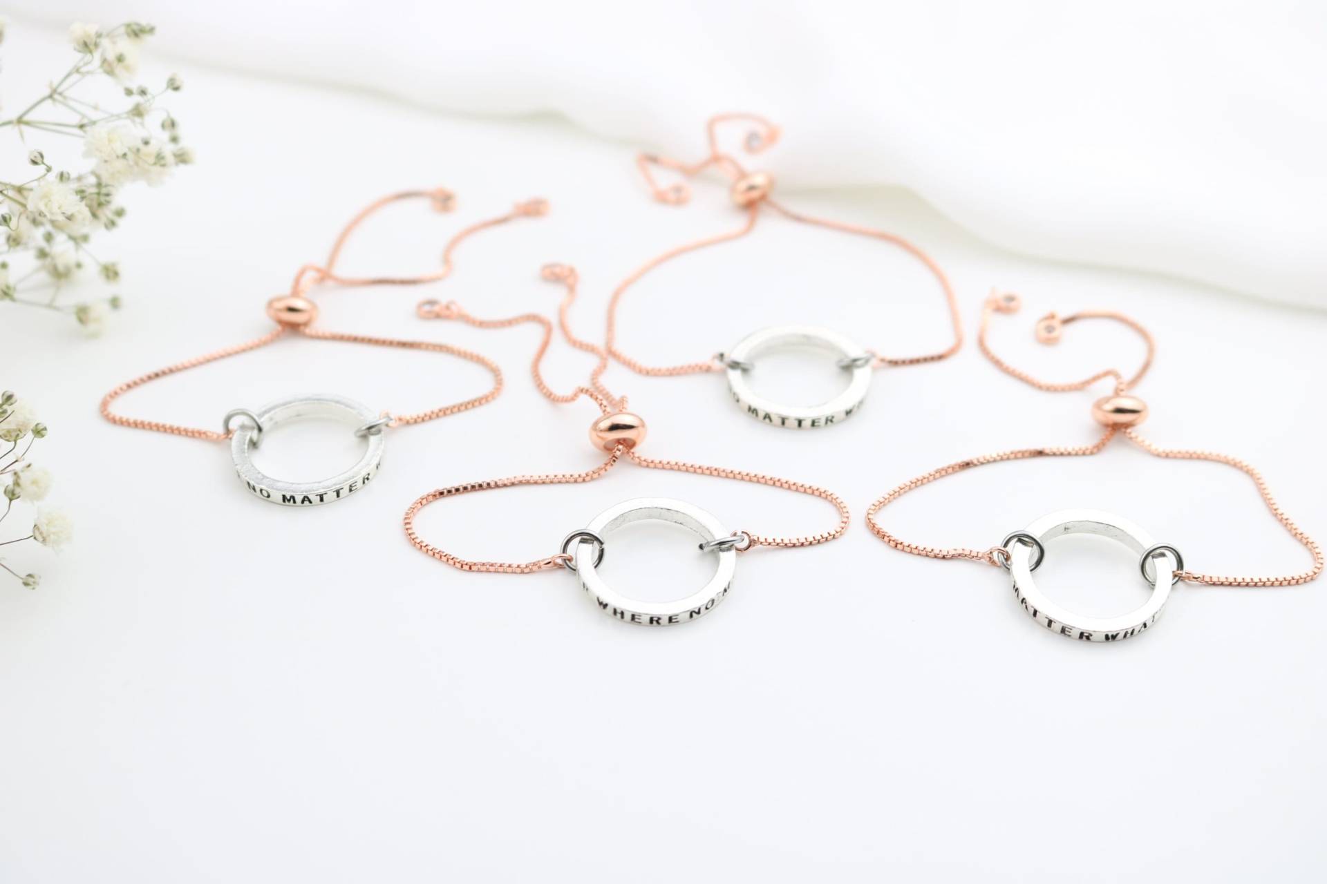 Ring Armbänder, Passende Beste Freunde Geschenke Set Von 2 3 4 5 6 7 8 9 10, Familie Mama Schwester Cousine, Kupfer Box Kette, Versprechen Ringe Ring Armbänder, Passende Beste Freunde Geschenke Set Von 2 3 4 5 6 7 8 9 10, Familie Mama Schwester Cousine, Kupfer Box Kette, Versprechen Ringe von SwedishBeautyDesign