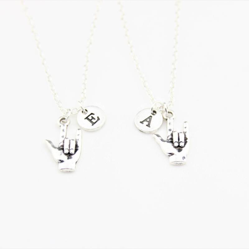 Taube Liebe Symbol Halskette 2Er Set Personalisierte Anfang Charme Halsketten von SwedishBeautyDesign