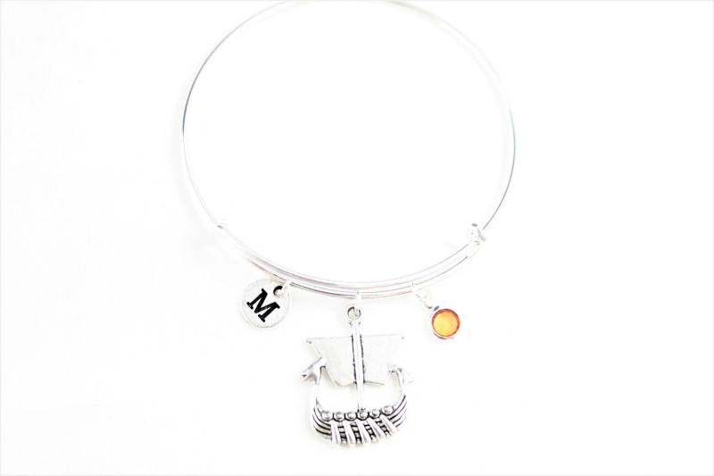 Wikinger Schiff Armreif Verstellbares Armband von SwedishBeautyDesign