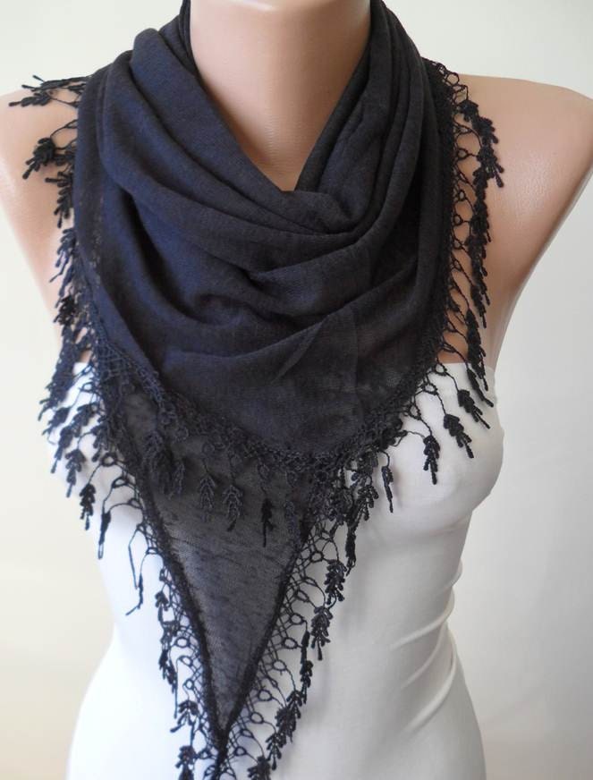 Dreieckstuch, Baumwolltuch, Geschenk Für Sie von SwedishShop