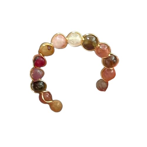 Bunte Perlenringe, verstellbare Öffnung, Finger, offene Legierung, Textur, geeignet für verschiedene Anlässe, modische Ringe Bunte Perlenringe, verstellbare Öffnung, Finger, offene Legierung, Textur, geeignet für verschiedene Anlässe, modische Ringe von Sweeaau