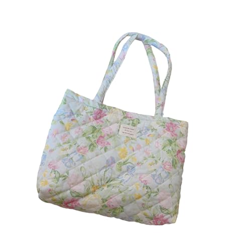 Damentasche mit großem Fassungsvermögen, gesteppte Handtasche, Studenten, Schule, französischer Stil, Achselhöhle für Pendler, französische Stile, Achselhöhle für Damen, große Kapazität von Sweeaau