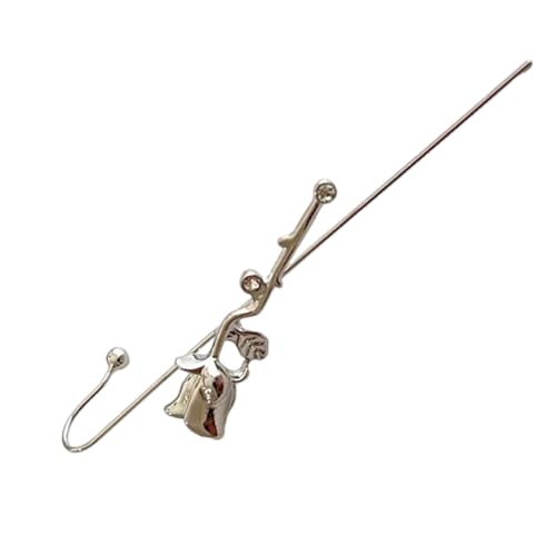 Einzigartige Rosen-Ohrstecker mit Detaillierung aus Legierung, für Damen, Schmuck-Manschette, Geschenk für modische Damen Einzigartige Rosen-Ohrstecker mit Detaillierung aus Legierung, für Damen, Schmuck-Manschette, Geschenk für modische Damen von Sweeaau