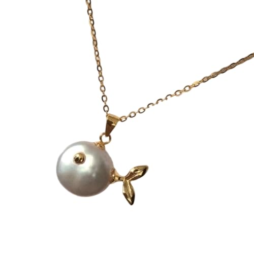 Einzigartige Wal-inspirierende Halskette aus Legierung mit eleganten Designs, geeignet für Partys, Verabredungen oder den täglichen Gebrauch, Wal-Anhänger-Halskette, Einheitsgröße, Wie beschrieben von Sweeaau