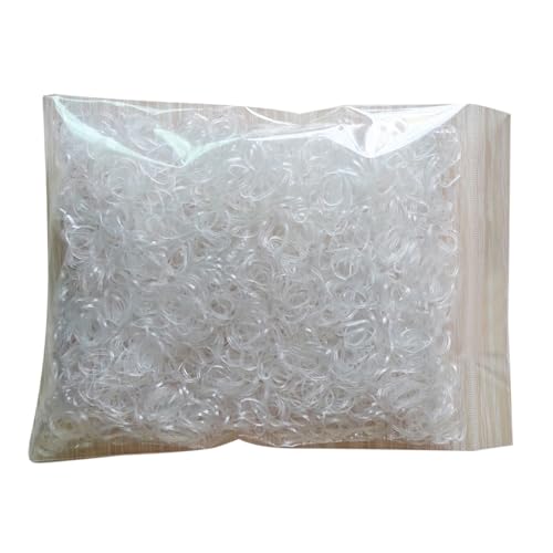 Elastische Haarbänder, kleines Gummiband, Pferdeschwanz-Halter, Haargummis für Mädchen, Ringe, kleine Haargummis, 300/400 Stück Bänder für Kinder und Damen von Sweeaau