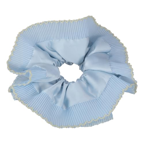 Elegante Spitzen-Haargummis, doppellagig, modisches Haripieces, elastisches Haargummi für Damen und Mädchen, einfach zu verwendende Haarkreise von Sweeaau